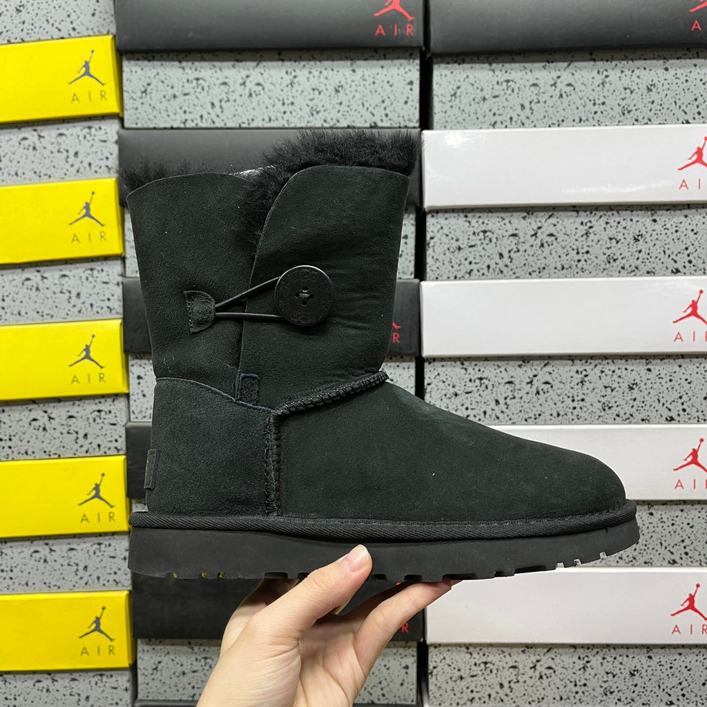 UGG Black Bailey Button II Winter Boots