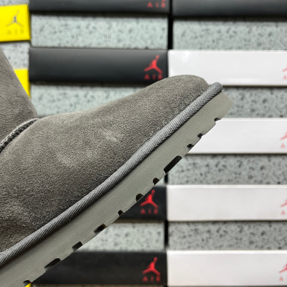 UGG Gray Classic Short Winter Boots