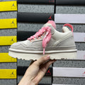 UGG Lowmel White & Pink Chunky Lace-Up Sneakers
